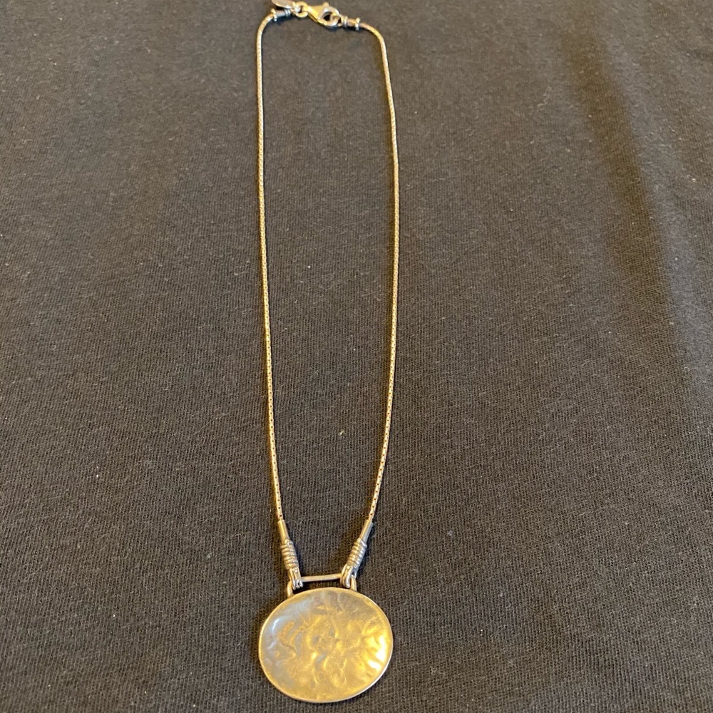 Silpada hammered pendant necklace
